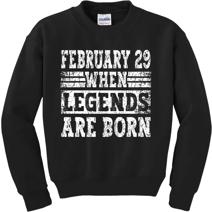 February 29 Birthday Cool Leap Year Kids Sweatshirt