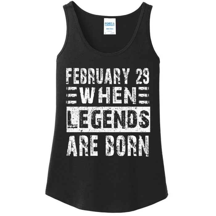 February 29 Birthday Cool leap year Ladies Essential Tank