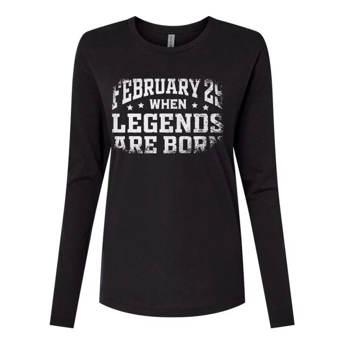 February 29 Birthday Leap Year For Cool Leap Day Womens Cotton Relaxed Long Sleeve T-Shirt