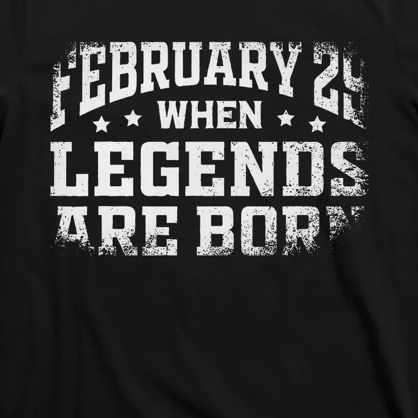 February 29 Birthday Leap Year For Cool Leap Day T-Shirt