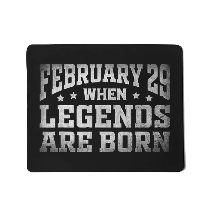 February 29 Birthday Leap Year For Cool Leap Day Mousepad