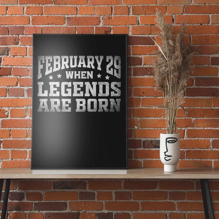 February 29 Birthday Leap Year For Cool Leap Day Poster