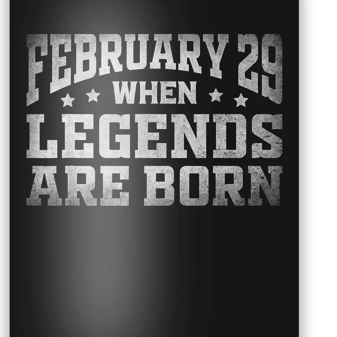 February 29 Birthday Leap Year For Cool Leap Day Poster