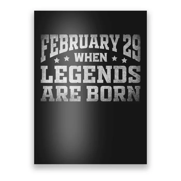 February 29 Birthday Leap Year For Cool Leap Day Poster