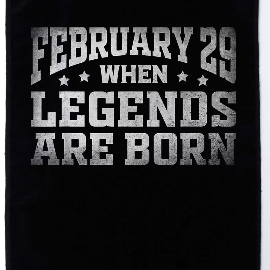 February 29 Birthday Leap Year For Cool Leap Day Platinum Collection Golf Towel