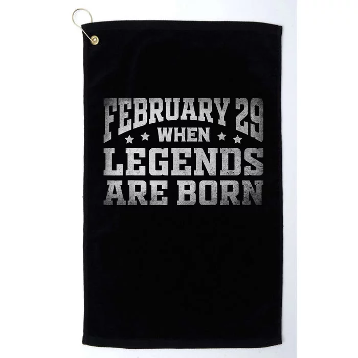 February 29 Birthday Leap Year For Cool Leap Day Platinum Collection Golf Towel