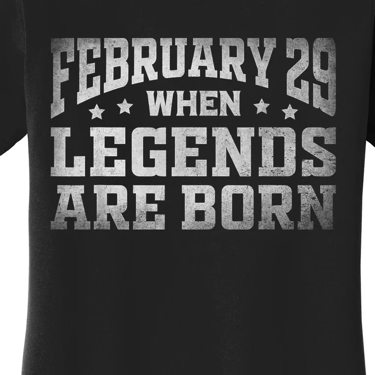 February 29 Birthday Leap Year For Cool Leap Day Women's T-Shirt