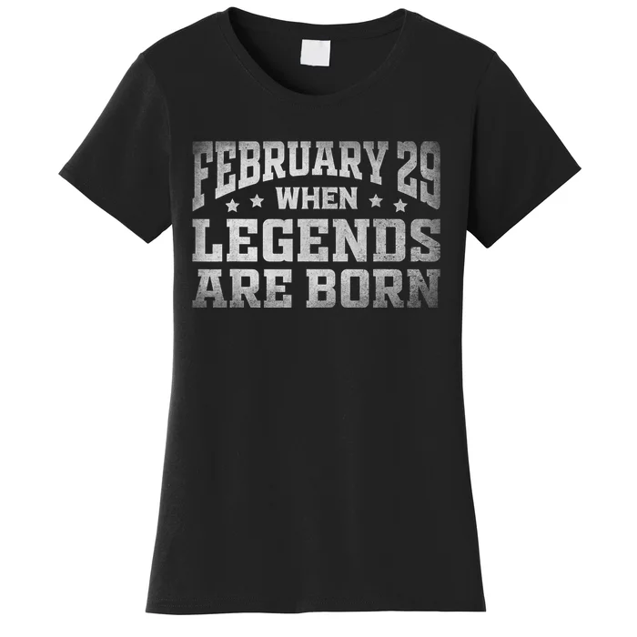 February 29 Birthday Leap Year For Cool Leap Day Women's T-Shirt