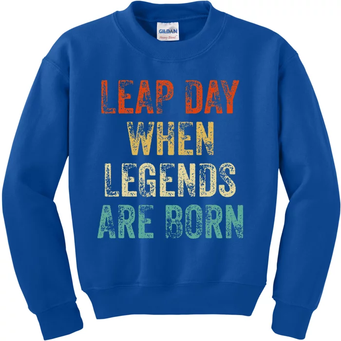 February 29 Birthday Cool Leap Year Kids Sweatshirt