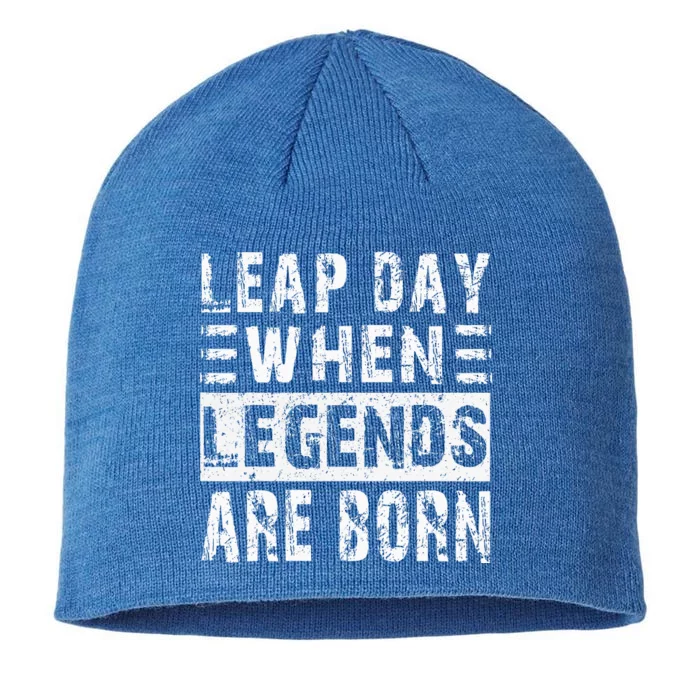 February 29 Birthday Cool Leap year 8 1/2in Sustainable Knit Beanie