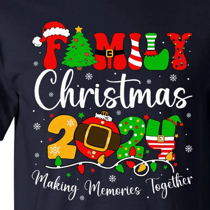 Family 2024 Christmas Matching Outfits Team Santa Elf Squad Tall T-Shirt