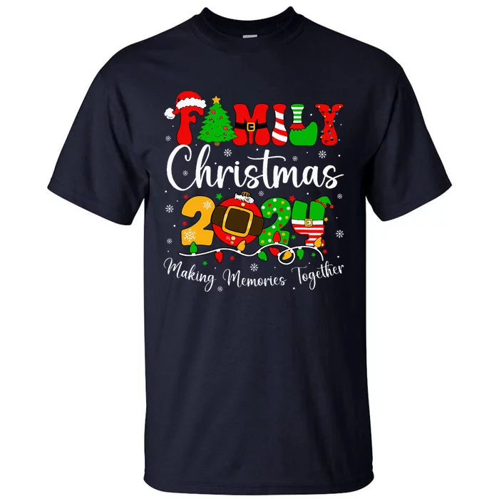 Family 2024 Christmas Matching Outfits Team Santa Elf Squad Tall T-Shirt