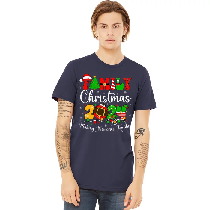 Family 2024 Christmas Matching Outfits Team Santa Elf Squad Premium T-Shirt