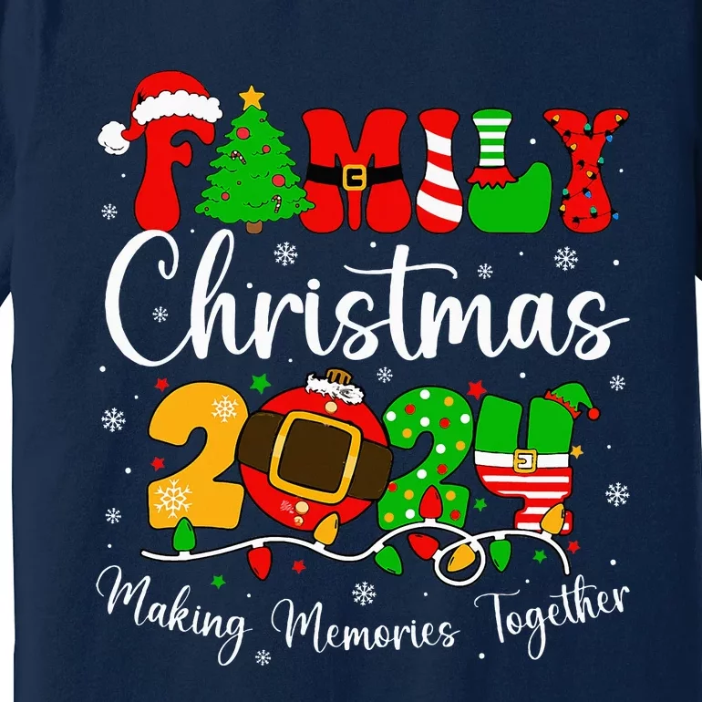 Family 2024 Christmas Matching Outfits Team Santa Elf Squad Premium T-Shirt