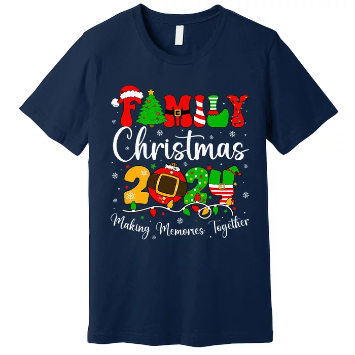 Family 2024 Christmas Matching Outfits Team Santa Elf Squad Premium T-Shirt