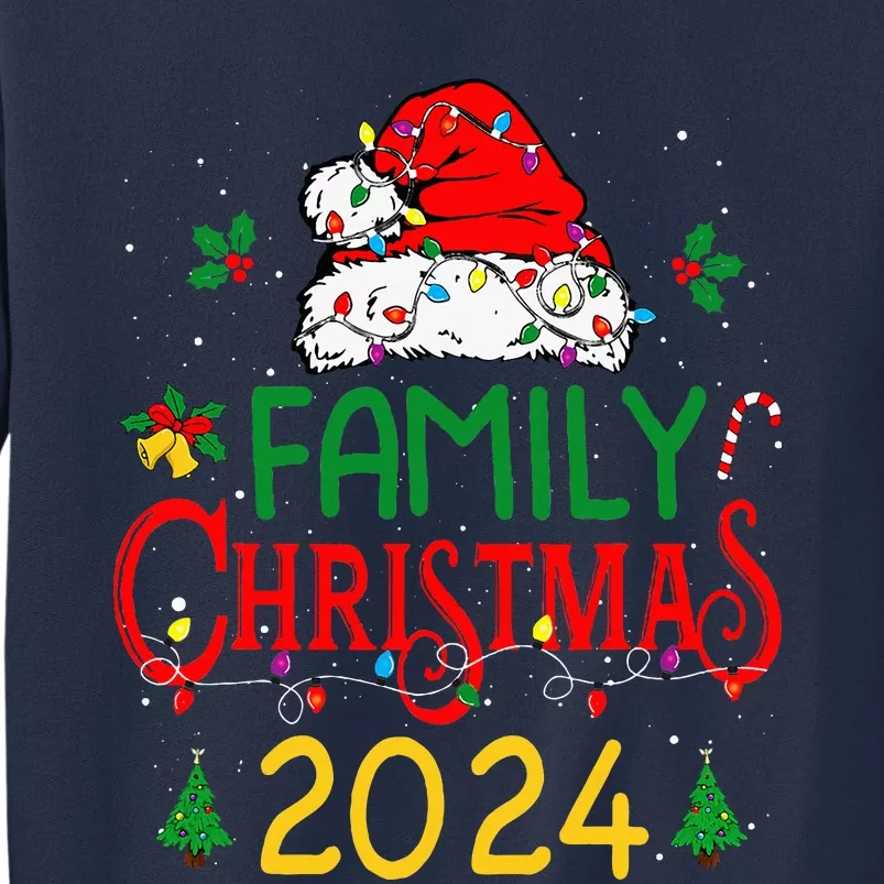 Family 2024 Christmas Matching Outfits Team Santa Elf Squad Sweatshirt