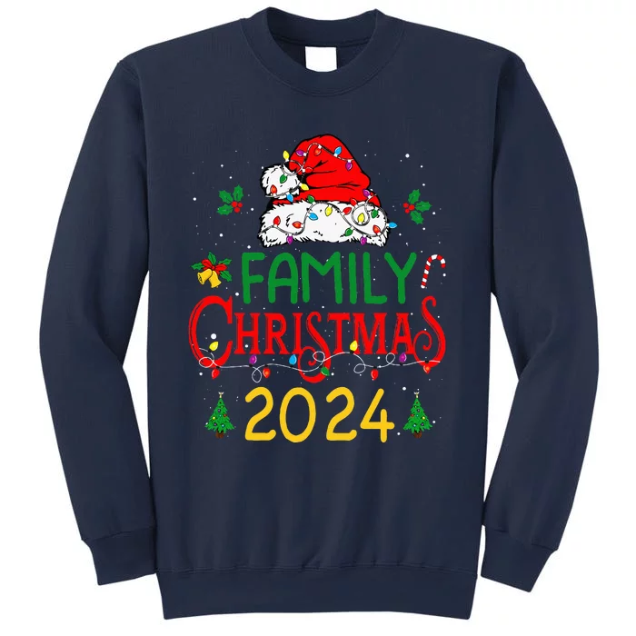 Family 2024 Christmas Matching Outfits Team Santa Elf Squad Sweatshirt