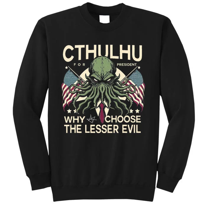 Funny 2024 elections Cthulhu for President Sweatshirt