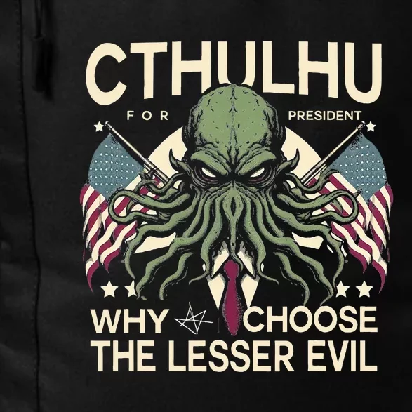 Funny 2024 elections Cthulhu for President Daily Commute Backpack