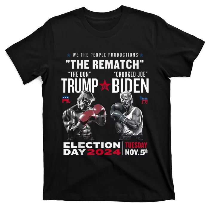 Funny 2024 Election Trump Vs Biden Debate T-Shirt