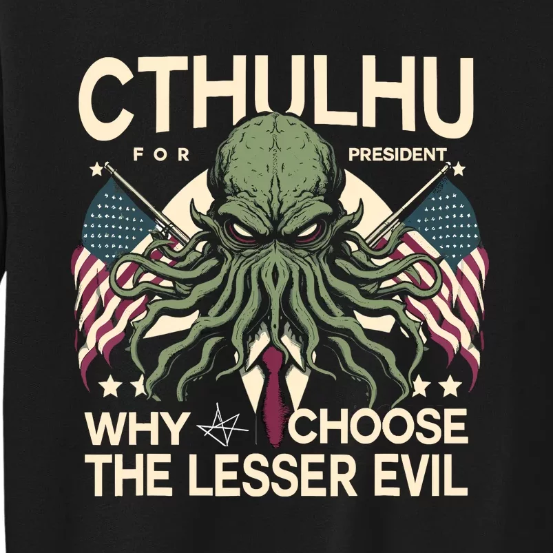 Funny 2024 Elections Cthulhu For President Sweatshirt