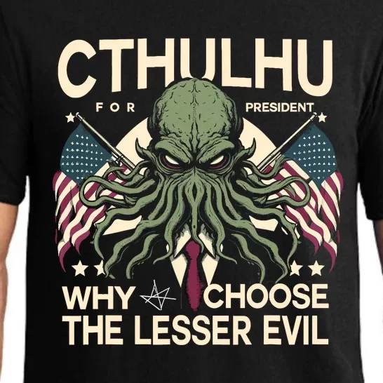 Funny 2024 Elections Cthulhu For President Pajama Set