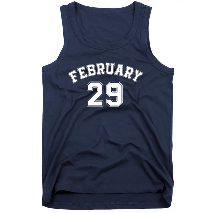 February 29 Forever Young Leap Day Leap Year 02 29 I’M A Leap Year Baby Tank Top