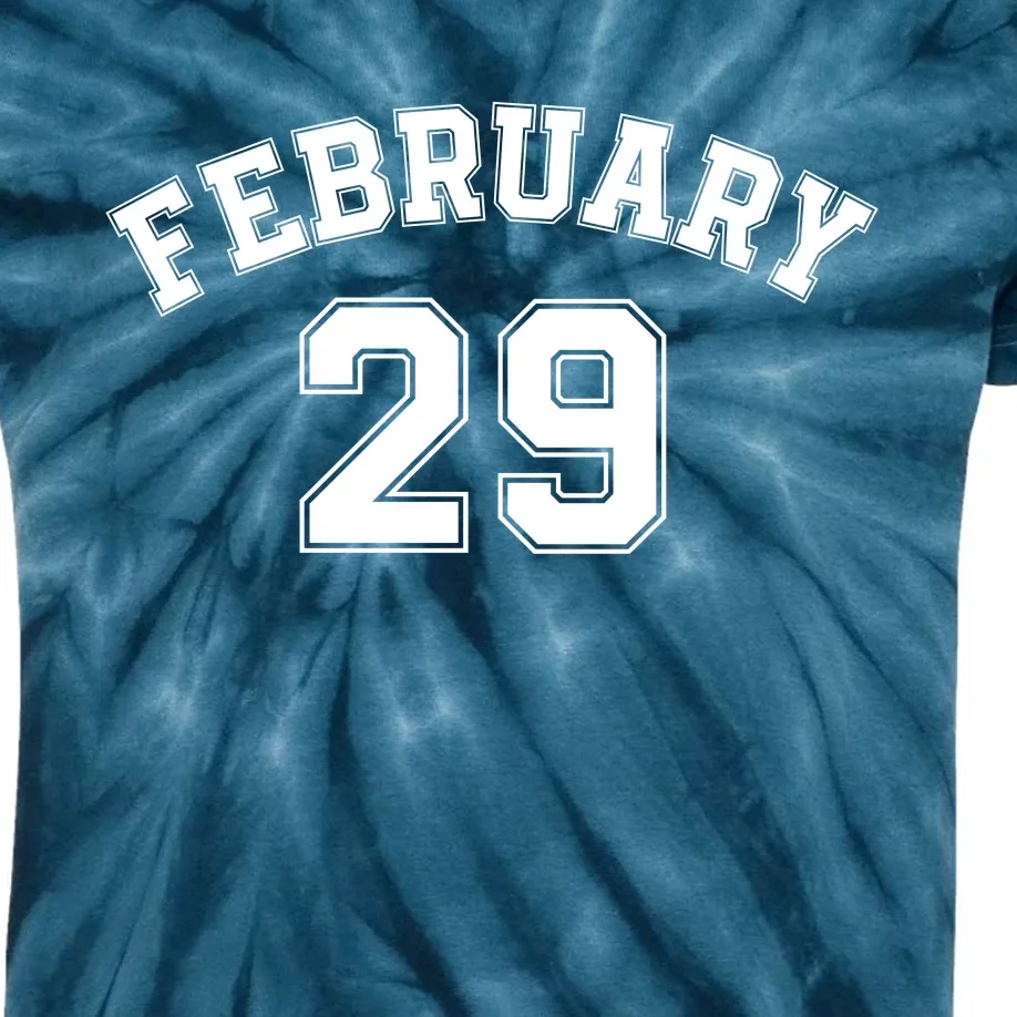 February 29 Forever Young Leap Day Leap Year 02 29 I’M A Leap Year Baby Kids Tie-Dye T-Shirt