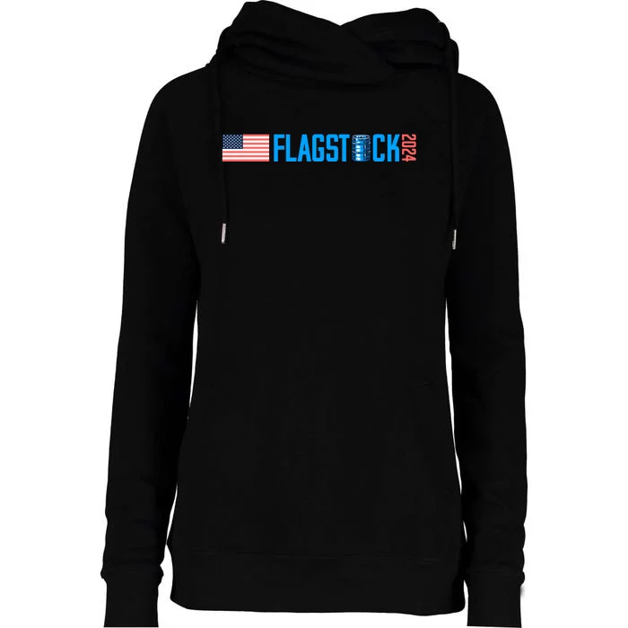 Flagstock 2024 Womens Funnel Neck Pullover Hood