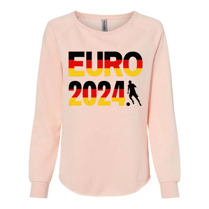 Football 2024 Fan Art Germany Womens California Wash Sweatshirt