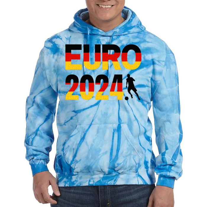 Football 2024 Fan Art Germany Tie Dye Hoodie