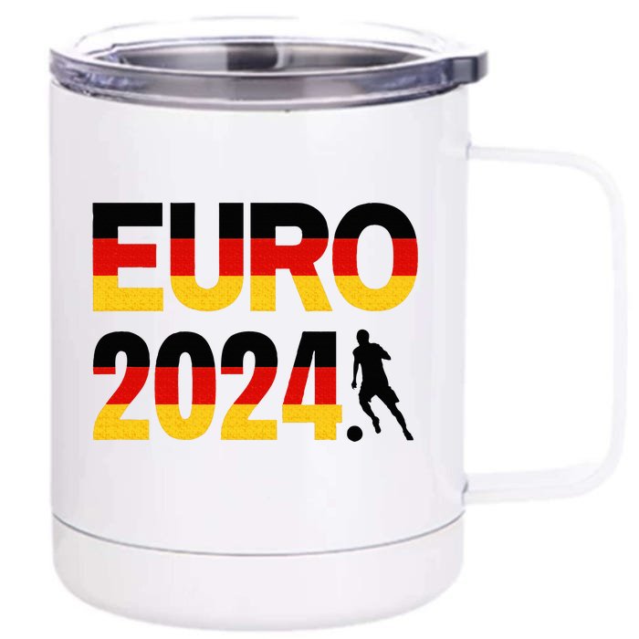 Football 2024 Fan Art Germany 12 oz Stainless Steel Tumbler Cup