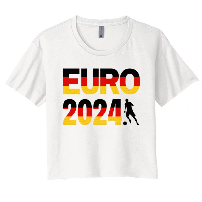 Football 2024 Fan Art Germany Women's Crop Top Tee