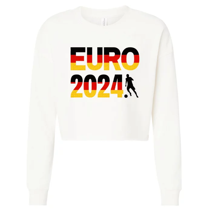 Football 2024 Fan Art Germany Cropped Pullover Crew