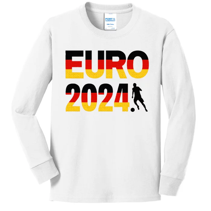 Football 2024 Fan Art Germany Kids Long Sleeve Shirt