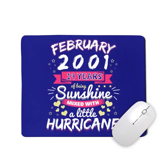 February 2001 Girl 19 Years Being Sunshine Mixed Hurricane Gift Mousepad