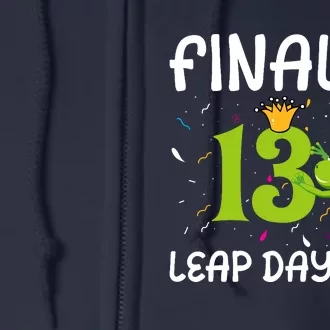 February 29 Leap Year 2024 52nd Birthday Full Zip Hoodie