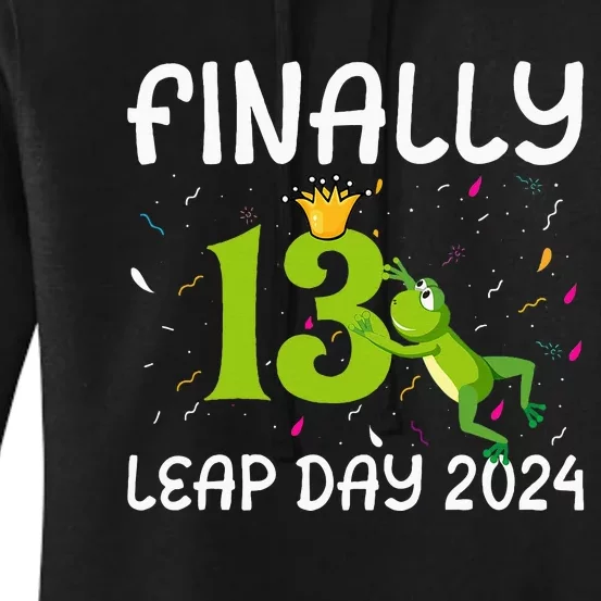 February 29 Leap Year 2024 52nd Birthday Women's Pullover Hoodie