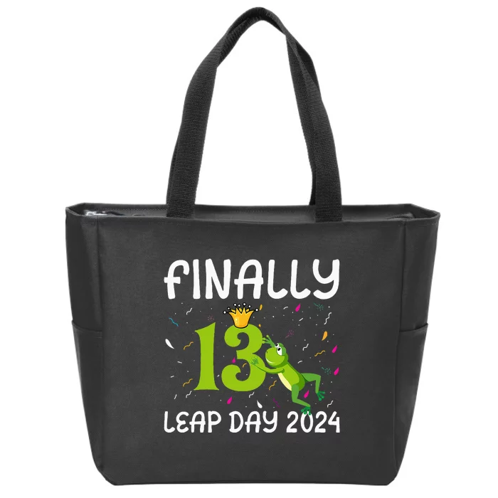 February 29 Leap Year 2024 52nd Birthday Zip Tote Bag