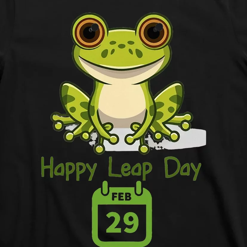 February 29th Leap Day Frog Cute Matching Leap Year 2024 T-Shirt