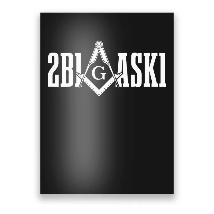 Freemason 2B1ASK1 Mason Masonic Square & Compass Poster