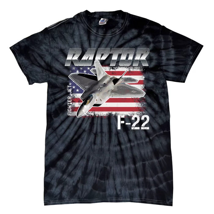 F 22 Raptor Stealth Tie-Dye T-Shirt