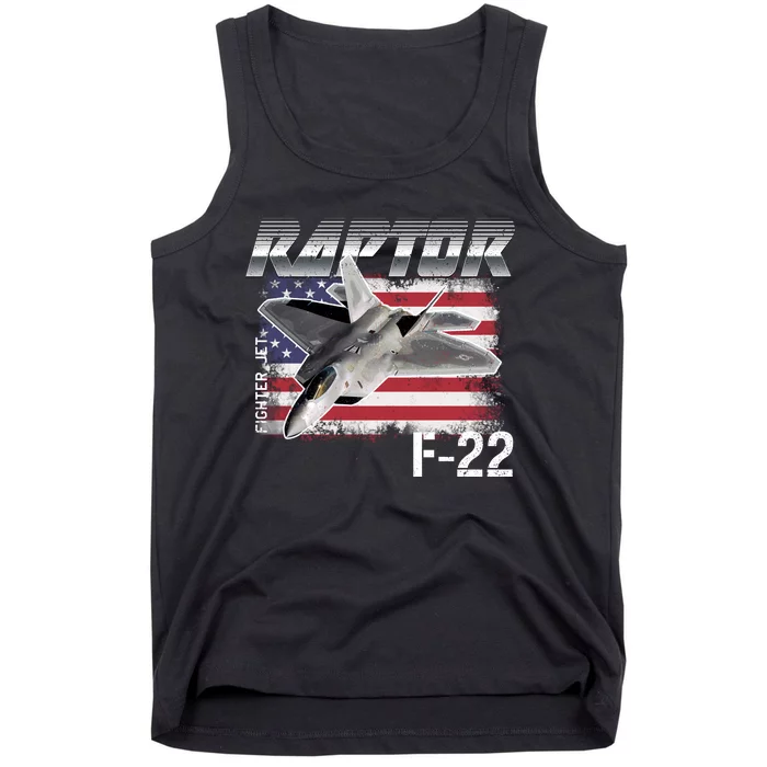 F 22 Raptor Stealth Tank Top