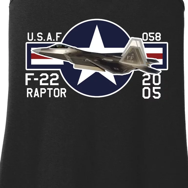 F 222 Raptor USAF Ladies Essential Tank