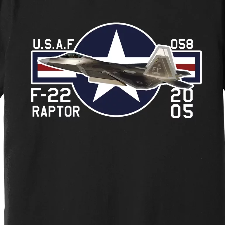 F 222 Raptor USAF Premium T-Shirt