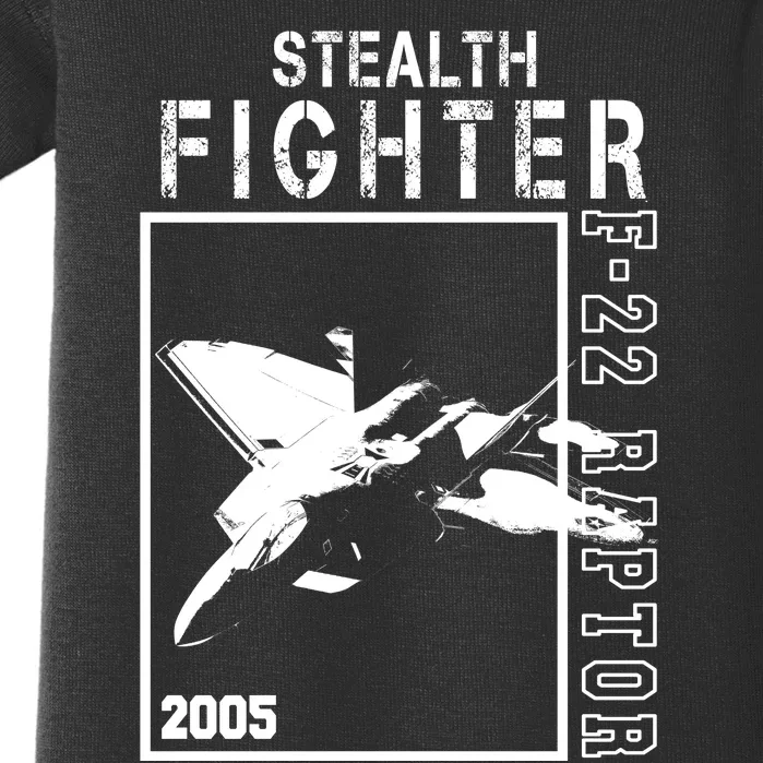 F 22 Raptor Stealth Fighter Baby Bodysuit