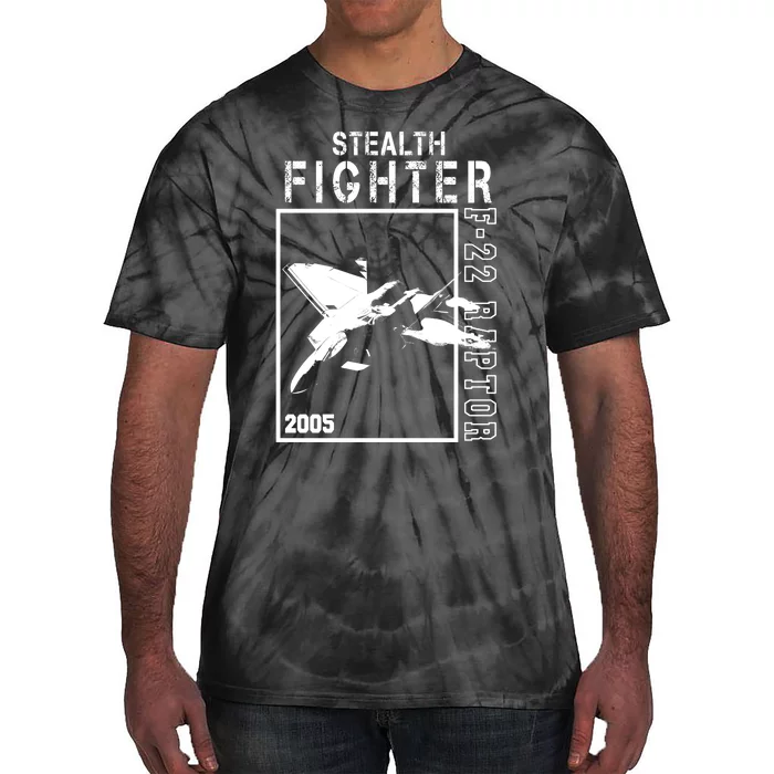 F 22 Raptor Stealth Fighter Tie-Dye T-Shirt