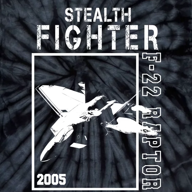 F 22 Raptor Stealth Fighter Tie-Dye T-Shirt