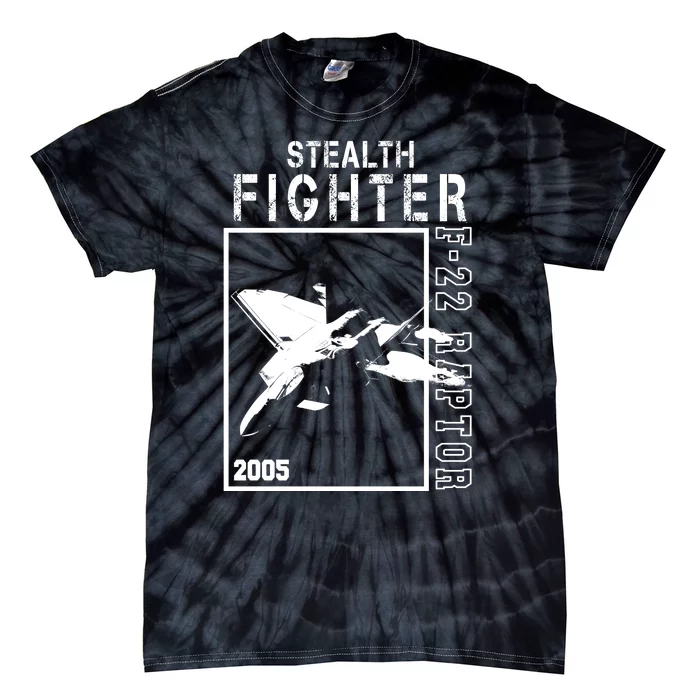 F 22 Raptor Stealth Fighter Tie-Dye T-Shirt