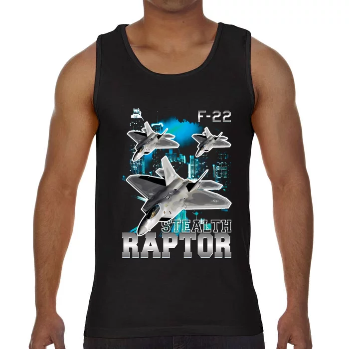 F 22 Raptor Stealth Bootleg Comfort Colors® Tank Top